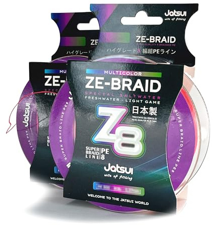 Jatsui Filo Trecciato ZE-BRAID Z8 MULTICOLOR