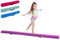 Schwebebalken für zuhause – Erstaunliche Balance-Ausrüstung für Kinder zu Hause – Wildlederimitat, hochdichter EVA-Schaum – Größen 210 cm/240 cm/270 cm – Lernkarten, Tragegurte, Tragetasche