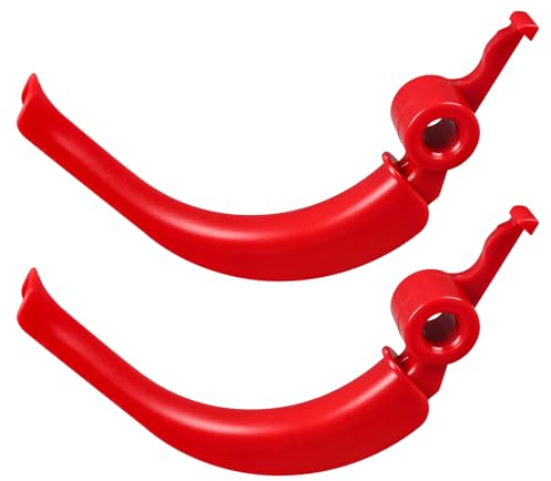 luolety Maniglia a leva di posizionamento per tosaerba, 2 pezzi, per tosaerba Bosch Rotak 320 340 32 34 36 37, accessori facili da montare