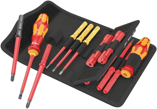 Wera Kraftform Kompakt VDE 18 Universal 2 Tool Finder, Twin Handle, 18pc - 05006614001