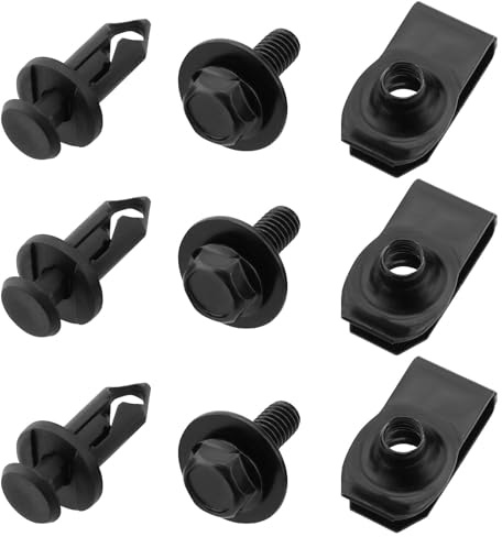 VGOL 70Pcs Engine Under Cover Splash Shield Guard Body Bolts Bumper Fender Liner Push Retainer Fastener Rivet Clips Compatible with Honda
