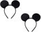 SERENA'S ® 2 PCS Mickey Mouse Ears Cartoon Headband for Birthday Halloween, Party Accessories, Mickey Minnie Ears for Adults/Children Fancy Dress Costume Head Band Accessory Ears Headband Accessories