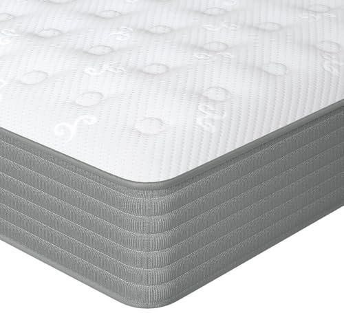 Good Nite Doppelmatratzen, 20,3 cm, 1,2 m, 6, Hybrid-Matratze mit Komfort-Memory-Schaum, einzeln verpackt, Taschenfederkern-Matratze, 135 x 190 x 20 cm, mittelfest, 7-Zonen, orthopädische Matratze,