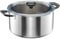Fiskars Casserole avec couvercle, 7 litre, Ø 28,5 cm, Pour tous les types de Cuisinières, Inox recyclé, Functional Form, 1072318, Noir/Argent