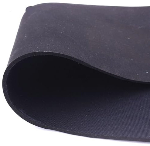 SRYSHKR Neopren Stoff wasserdicht 1 mm Neopren-Gewebe, einzelne Polyester-Verbundstoffe for Reparatur-Tauchschutz(15cm x 45cm)