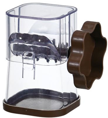 Ksikdeg Manuelle Nussmühle Multifunktional - Nussmühle für Nüsse und Schokolade - ABS und POM - Zerkleinern, Mahlen, Nussmilch herstellen - Nüsse, Nussmilch, Nussbutter, Gewürze, Schokolade