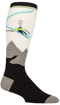 HEAT HOLDERS SOCKSHOP Mens 1.0 TOG Slalom Adventure Ultra Lite Ski Socks Pack of 1