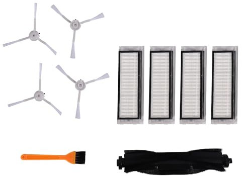 Agwuoetr für 360 S5/S7/S7 Pro Roboter-Staubsauger Ersatzteile HauptbüRste SeitenbüRste Hepa-Filter Wassertankfilter