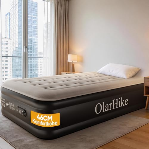 OlarHike Luftmatratze selbstaufblasend 90x200x46 cm Luftbett 1 Person
