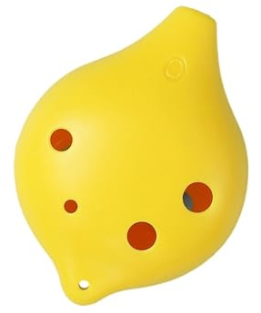 Okarina Für Erwachsene Ocarina 12 Löcher Alto AC Anfänger professionelles Spielinstrument der C Taste(Yellow)