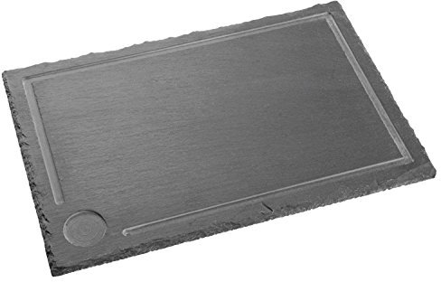 Planche à découper en ardoise avec détails rainurés