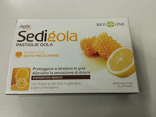 Apix Sedigola Miele Limone - Pastiglie