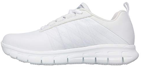 Skechers Sure Track Erath, Zapatillas Mujer, White, 39 EU