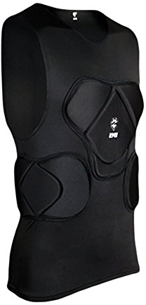 Lalander Gilet de protection rembourré pour football, basketball, paintball, arts martiaux, rugby