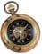 Tiong Taschenuhr aus Holz, mechanisch, Steampunk, elegant, Kupfer, offenes Zifferblatt, Herren-Taschenuhren mit Kettenbox, beste Geschenke, Braun und Schwarz, Retro