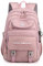FANDARE Schulrucksack Schulrucksack Jugendliche Schultasche Jungen Mädchen Rucksack Schulranzen für Schüler Outdoor Reise Daypacks Freizeitrucksack Rucksack Wasserdicht Polyester Lila