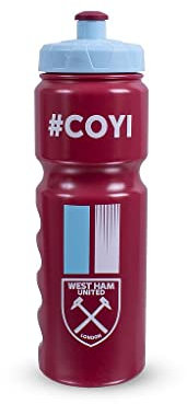 Team Merchandise West Ham United 750ml Plastic Water Bottle