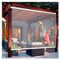 STRMAX Clear Plastic Waterproof Roll Up Blinds, Outdoor Garden, Balcony, Patio Door, Pergola & Gazebo Roller Blind, PVC, Manual Operation, 100x190cm