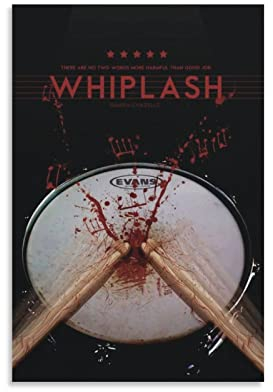 Whiplash Filmposter Poster Dekorative Gemälde Leinwand Wandposter und Kunstbild Druck Moderne Familie Schlafzimmer Dekor Poster 40 x 60 cm Whiplash Filmposter Whiplash