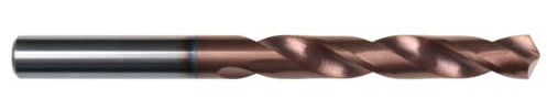 VHM Broca en espiral larga VHM – TiSiN de metal duro completo de 8,1 mm de diámetro
