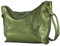 modamoda de - T243 - ital. Umhängetasche Klein Small aus Leder, Farbe:Olivgrün-Metallic