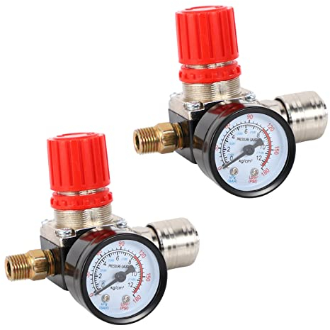 Gathukila 2 x 1/4 Druckminderer, EU-Standard-Druckminderer