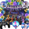 SWOKKTS Fortnit Globos de Cumpleaños, Decoracion Cumpleaños Fortnit Niña Niño, Globos Play Gaming Gamer, Globos de Cumpleaños Videojuegos Fiesta (Decoracion Cumpleaños)