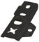 DILA2 | Universal Terrassenverbinder 17mm aus rostfreiem Edelstahl A2 schwarz - 50 Stück Packung