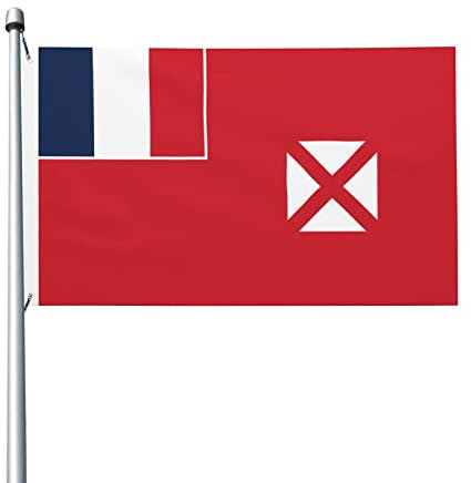 Drapeau de Wallis et Futuna drapeaux 3x5 pieds décoration extérieure drapeau léger bannière maison fête drapeaux cour 3x5 drapeaux
