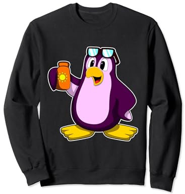 Pinguin Strand Sonnencreme Sommer Sweatshirt
