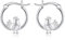 Huhn Ohrringe 925 Sterling Silber Huhn Creolen Ohrringe Tier Huhn Muttertag Schmuck Geschenk für Damen