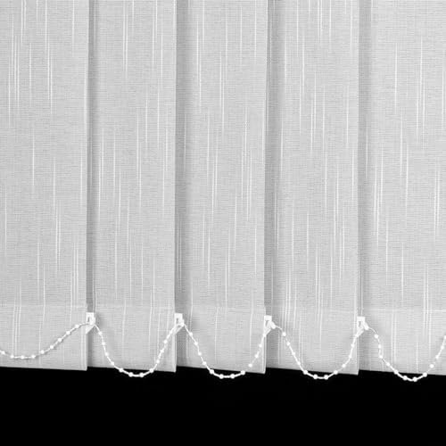 FENGSHOUU Lamellenvorhang Vertikaljalousie,Flächenvorhang Schiebevorhang Streifenvorhang Blickdicht Halbtransparent Verdunkelungsvorhänge,für Wohnzimmer Büro,Nach Maß,Breite×Höhe (100cm x 250cm)