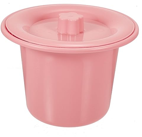 FRCOLOR Urinaltopf Mit Deckel Aus Dickem Kunststoff Glatte Oberfläche Kindernachttopf Und Nachttopf Für Erwachsene Tragbare Toilette Für Heimgebrauch