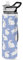 Mnsruu Cute White Rabbits Cartoon Style Hare Sports Water Bottles, BPA Free Tritan Plastic Drinks Bottle with Straw