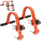Leiterhaken für Dach, stabil, Stabilisator aus Stahl, Adapter für Dach, Universal, mit Rädern, T-Stange mit Gummigriff, 2 Stück