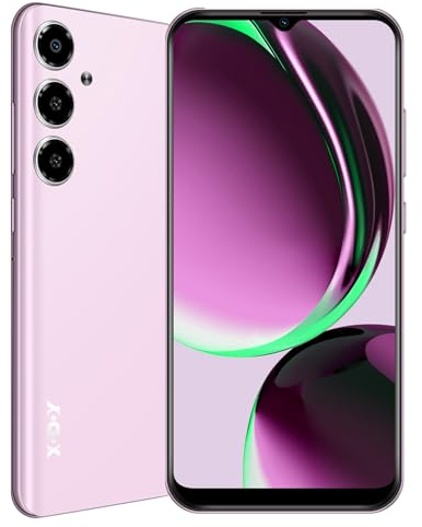 XGODY V50 Handy Ohne Vertrag, 4GB+64GB 256GB Erweiterbar, Smartphone Günstig 4G Quad Core Android 10 Neu Handy mit 4500mAh und 6.52'' Display, 15MP+8MP, Face ID Dual SIM GPS(Rosa)