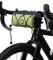 INBIKE Fahrrad Lenkertasche Satteltasche Multifunktionale Fahrradtasche Lenker Aufbewahrungstasche mit Schultergurt für MTB, Rennrad Schwarz ca.1,8L Grün