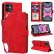GOTOURED for iPhone 11 Wallet Case, [RFID Blocking 4 Card Slots] [Wrist Strap] [Kickstand] [Magnetic Closure] Shockproof Protective Soft Leather for iPhone 11 Flip Cases Cover (Red)