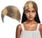 Lufdegim Turban Damen Hut mit Abnehmbarer Kristall Brosche 1920s Fasching Hut Damen Vintage Turban Elastische Kopf Wraps Gatsby Kostüm Accessoires (Dunkelgoldene)