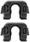 Adunsiaoto 4 Pièces Support Arrière Pour Porte-Bagages De Voiture, Clips Pour Étagère à Colis, Support De Fixation Étagère Colis Clip Levage Stockage Accessoires Automobiles 015532109E