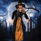 Warmiehomy Halloween Dekorationen Outdoor Lebensgröße Halloween Hexe Hängende Dekorationen Sprechende Halloween Hexe mit leuchtenden Augen & Sound Controls Gruselige Halloween Dekorationen für