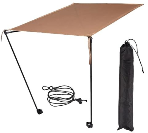 Generico Ombrelloni da spiaggia per sabbia Resistente al Tenda da giardino portatile e retrattile - Ombrelloni da spiaggia con tenda retrattile | da spiaggia, tende da sole leggere per avventure all'