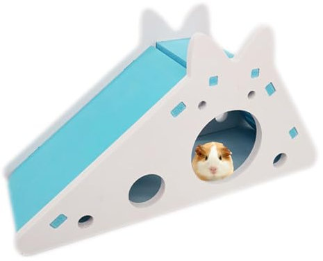 Hamster House Climbing Ladder - Pet Cage Accessories, Wooden Ladder | Climbing Toy for Small Animals, Natural Wooden Cage, Fun Climbing House Small Pets, Hamster Playhouse, Perfect Craft