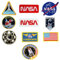 Patches zum Aufbügeln 10 Stück Bügelpatches Aufnäher Mit Astronautenmuster, Aufnäher Mit USA Flagge, NASA Patches, für Kleidung, Handarbeiten, Individuelle Abzeichen