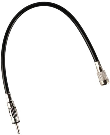 Laroal Adattatore per Cavo di prolunga per Antenna Stereo radiofonica ISO per Auto DIN Maschio, Regolazione precisa Multiuso per Cavo Antenna