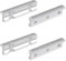 SWAWIS 125mm Mors de Protection pour Étau, 1 Paire de Mâchoires de Protection pour Étau avec Prismes et Aimants, Aluminium