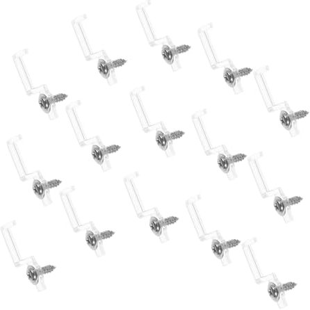 Hoement 100 Stück Lichtleisten Clips, Lampenstreifen Lichtmontageclips, Lichtschlauch Clips, Lichtschlauch Befestigungsclips, Befestigungsclips Für LED Lichtstreifen, Streifenlicht