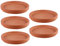 UKCOCO 5piezas Plato para Macetas Base para Plantas para Interior y Exterior Protección De Suelo y Fácil De Limpiar Interior