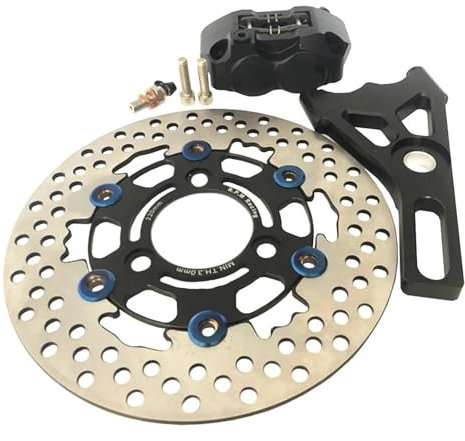 DGOINGPI Pistone del Freno Pinza Freno Radiale per Moto da 82 mm RPM con Adattatore per Staffa Posteriore per Disco da 220 mm Arretratore Pistoncini(C)