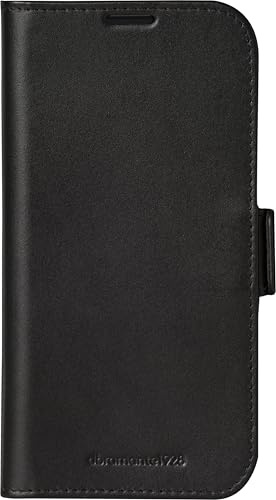 dbramante1928 Copenhagen - Flip Case for Mobile Phone - Grain Leather - Black - for Apple iPhone 16 Pro